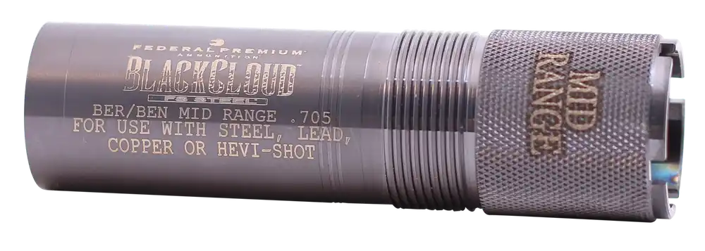 Carlson's 09002 Black Cloud Choke Tube for Beretta/Benelli Mobil 12 Gauge Mid-Range Steel Titanium Coated