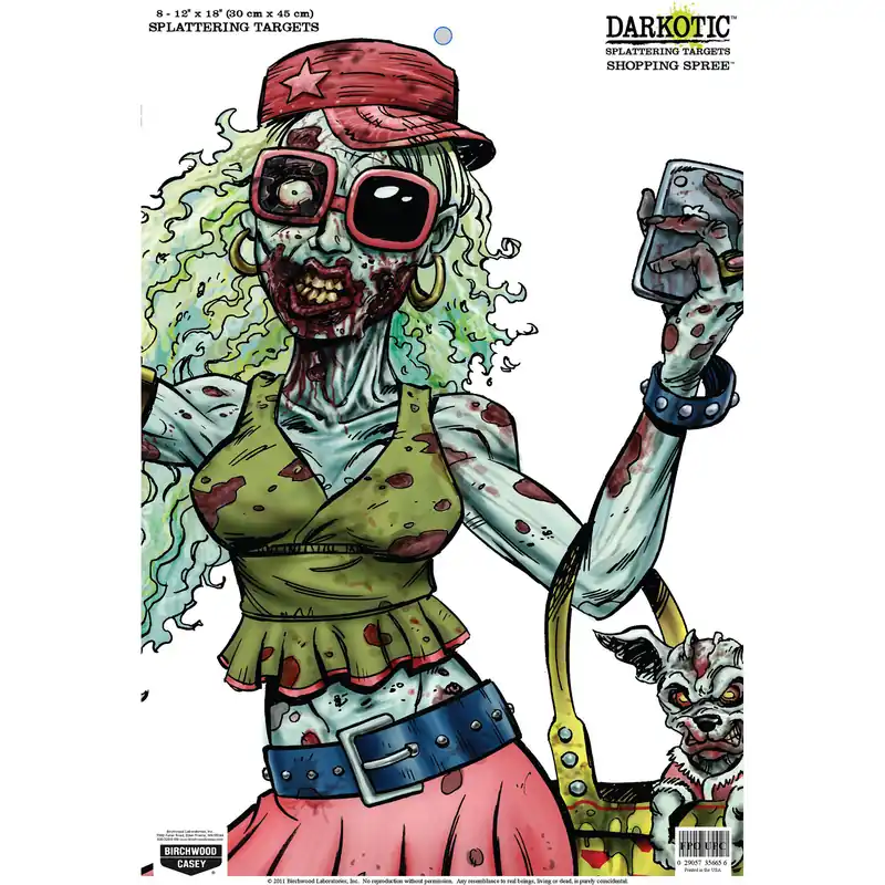 Darkotic Splatter Target 8-Pack 12x18