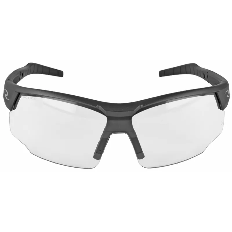 Radians Skybow Safety Glasses, Blue Frame with Gray/Clear Lenses