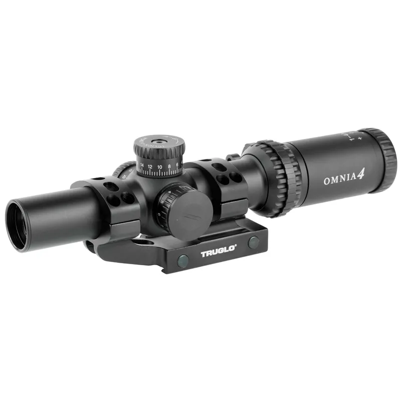 TRUGLO OMNIA 1-4X24 Illuminated Reticle Scope - Black