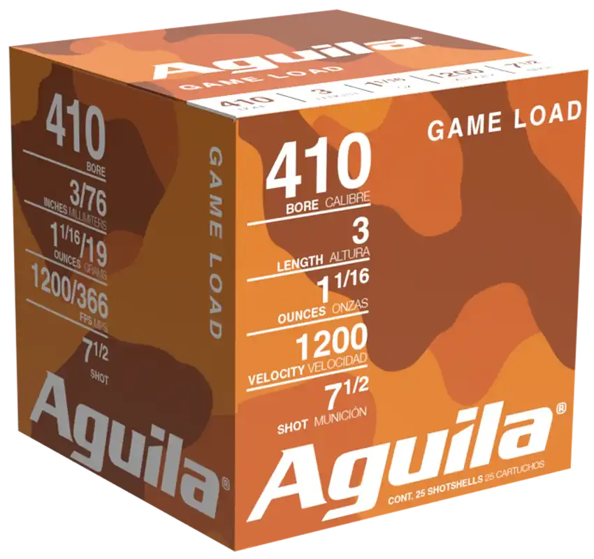 Aguila 410 Gauge Birdshot 3" 7.5 Shot 25/Box