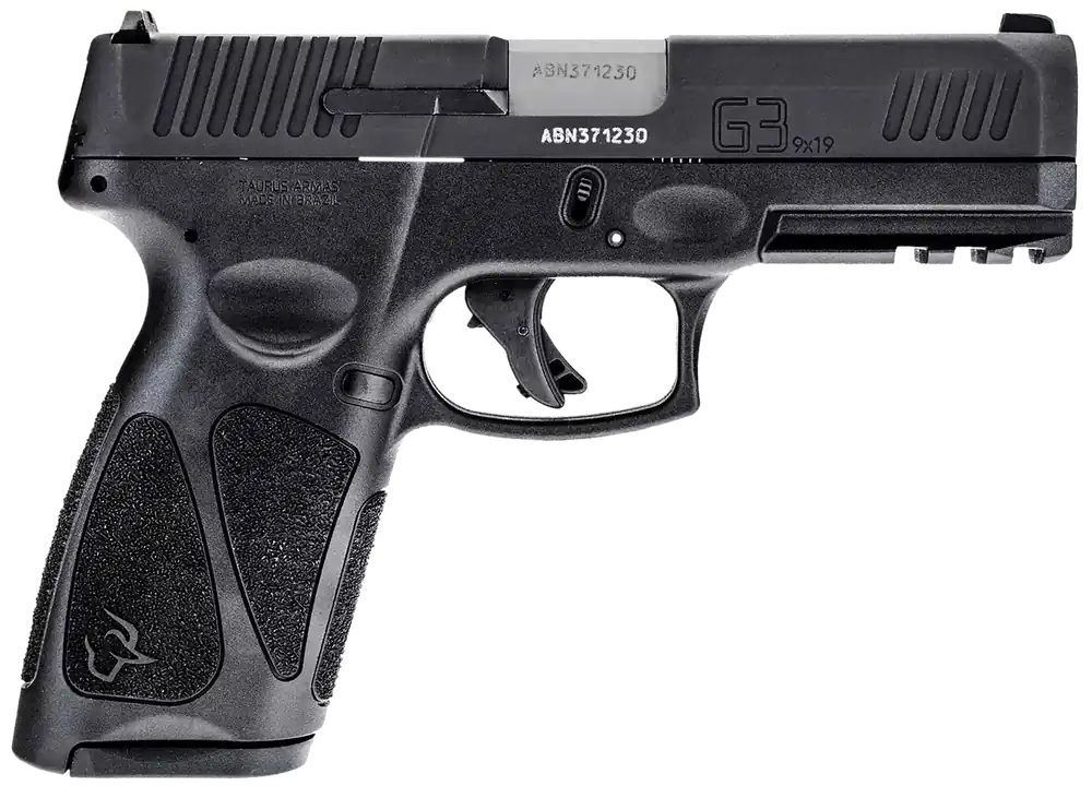 Taurus G3 9mm Full Size Pistol with Stainless Steel Barrel and Black Polymer Frame