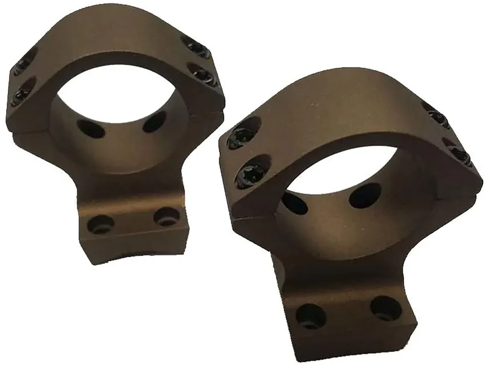 Talley HC950735 Burnt Bronze 1" Scope Mount/Ring Combo for X-Bolt High Rings