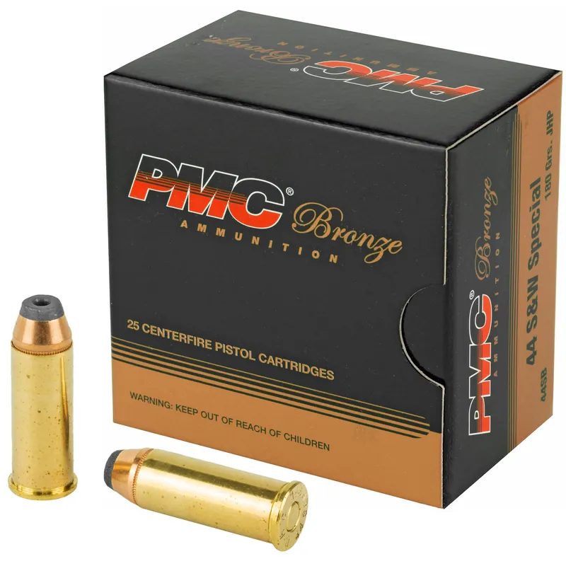 PMC Bronze 44 Special 180 Grain JHP Ammunition - 25 Rounds/500 Rounds