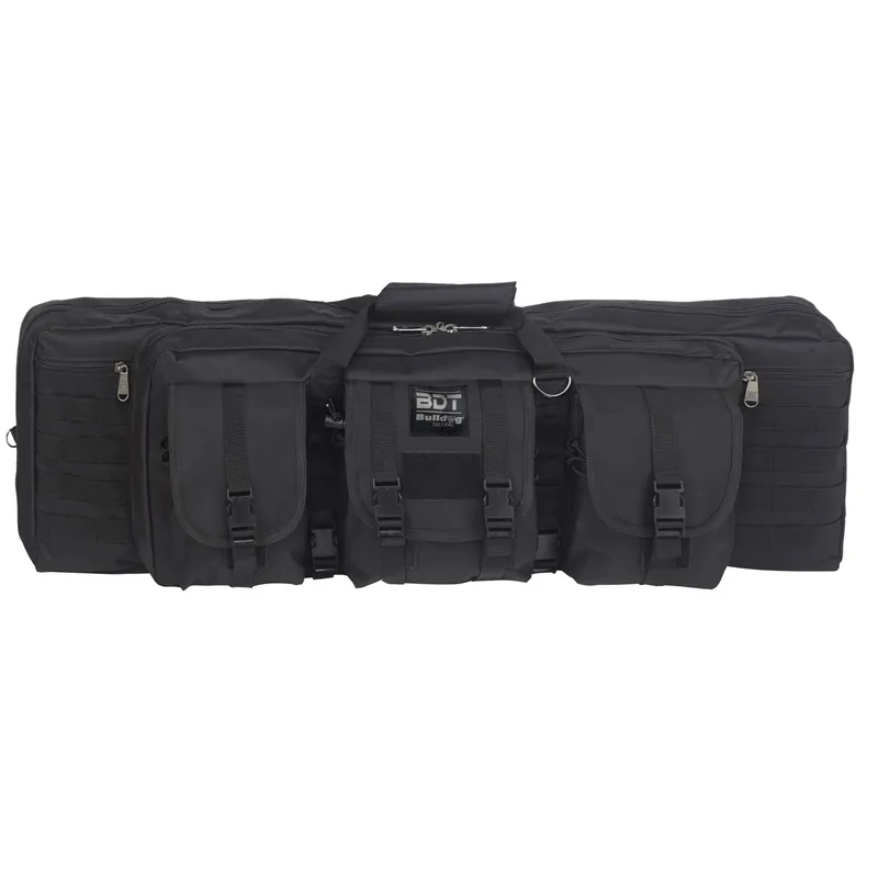Bulldog DLX 42" Double Tactical Rifle Case - Black