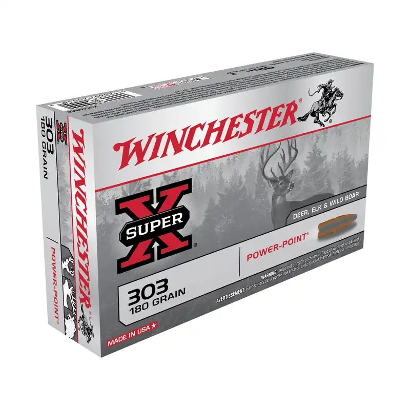 Winchester Super-X Power-Point .303 British 180 Grain 20 Rounds