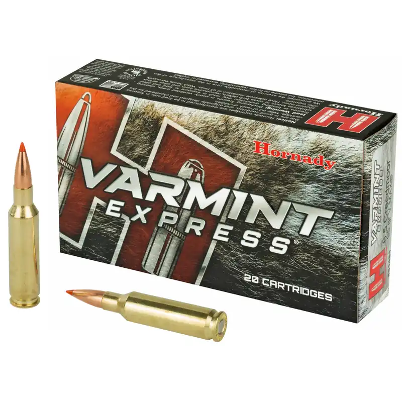 Hornady 6.5 Creedmoor 95 Grain V-MAX Ammunition - 20 Rounds/200 Rounds