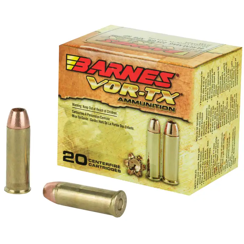 Barnes VOR-TX 44 Magnum 225 Grain XPB Ammunition - 20 Rounds