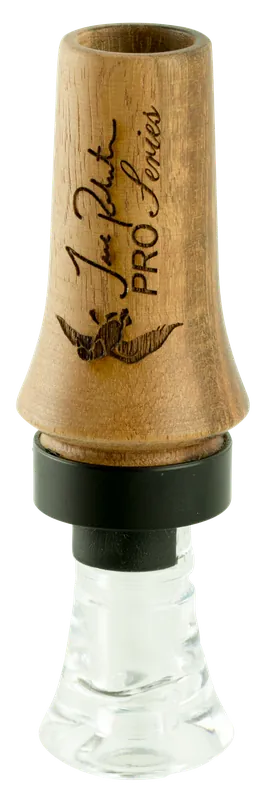 Duck Commander Jase Pro Series Double Reed Mallard Call - Natural Tigerwood