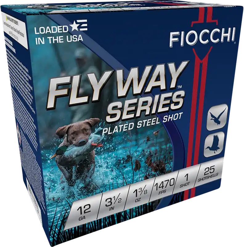 Fiocchi Flyway 12 Gauge 3.5" 1 3/8 oz #1 Shot - 25 Rounds Per Box