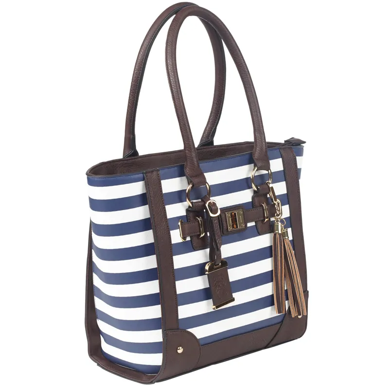 Navy Bulldog Tote Purse