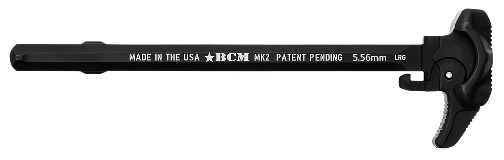 BCM GFHMK2LRG Asymmetric MK2 AR-15 Charging Handle - Black 7075 T-6 Aluminum