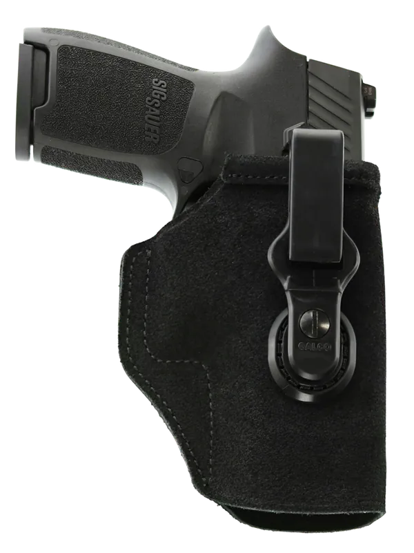 Galco Tuck-N-Go 2.0 IWB Holster for Ruger LCP/Diamondback DB - Ambidextrous Black Leather with UniClip/Stealth Clip
