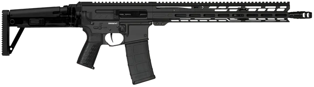 CMMG Dissent MK47 5.56 NATO Rifle with Side Charging Handle and Folding Stock