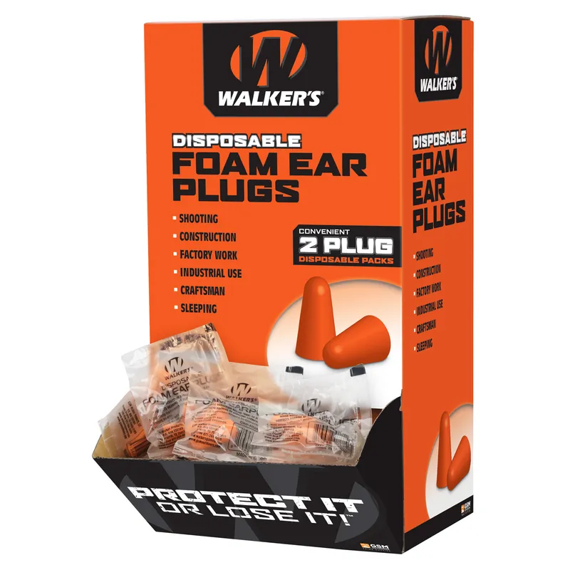 Walker's Foam Ear Plugs - Box of 200