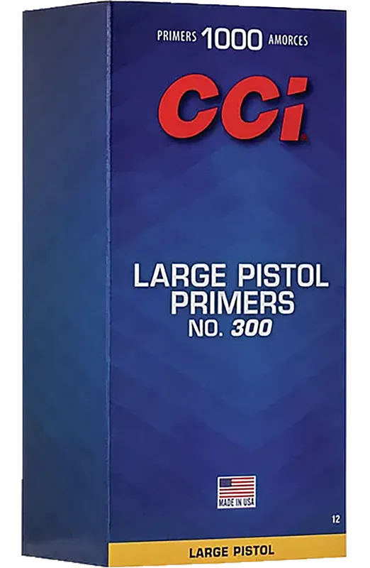 CCI 0012 Standard Pistol No. 300 Large Pistol Multi-Caliber Handgun Ammo 1000/Box