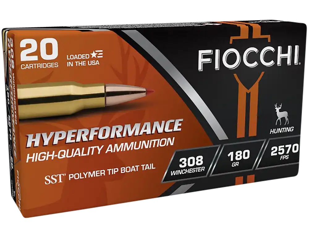 Fiocchi Hyperformance .308 Win 180gr SST Ammo - 20 Rounds/Box, 10 Boxes/Case