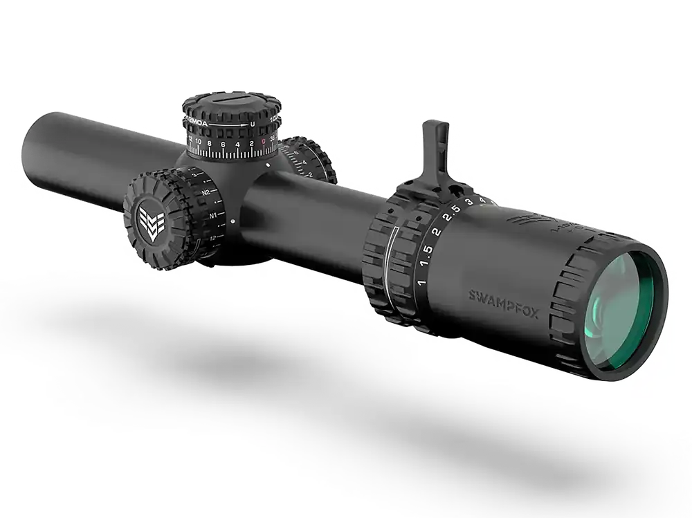 Swampfox Optics Arrowhead 1-10x24mm Scope with Guerrilla Dot BDC Reticle