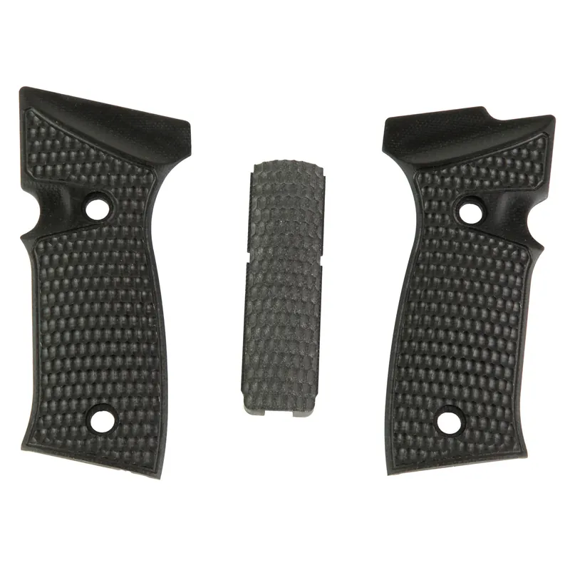 Hogue P320 AXG Pro Series G10 Black Piranha Grips
