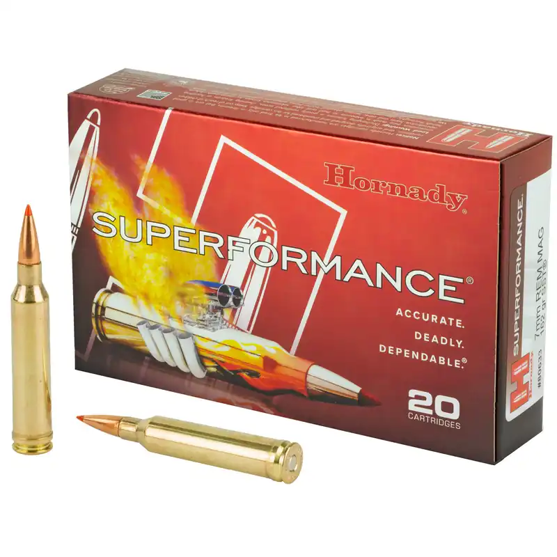 Hornady Superformance 7mm Remington Magnum 162 Grain SST - 20 Rounds/200 Rounds