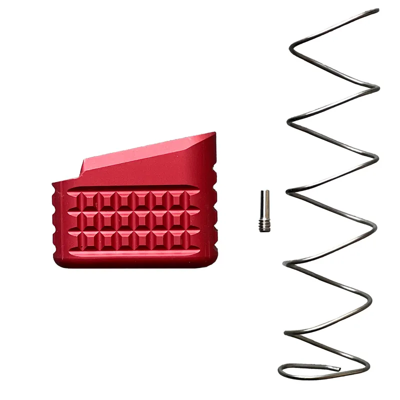 Extended Magazine Base Pad for Glock 19/23 +5 Capacity - Red