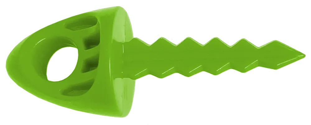 Targettack LLC Lime Green Polycarbonate Plastic 1" Targets 6-Pack