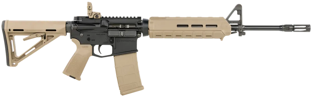 Smith & Wesson M&P15 Magpul MOE Semi-Auto Rifle - 223/5.56, 16" Barrel, 30+1 Capacity, FDE/Black Finish