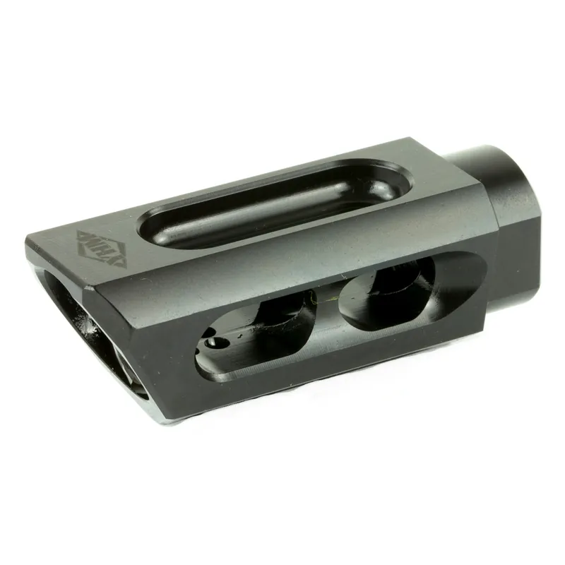 YHM Slant Brake/Compensator 1/2-36 for 9mm Firearms