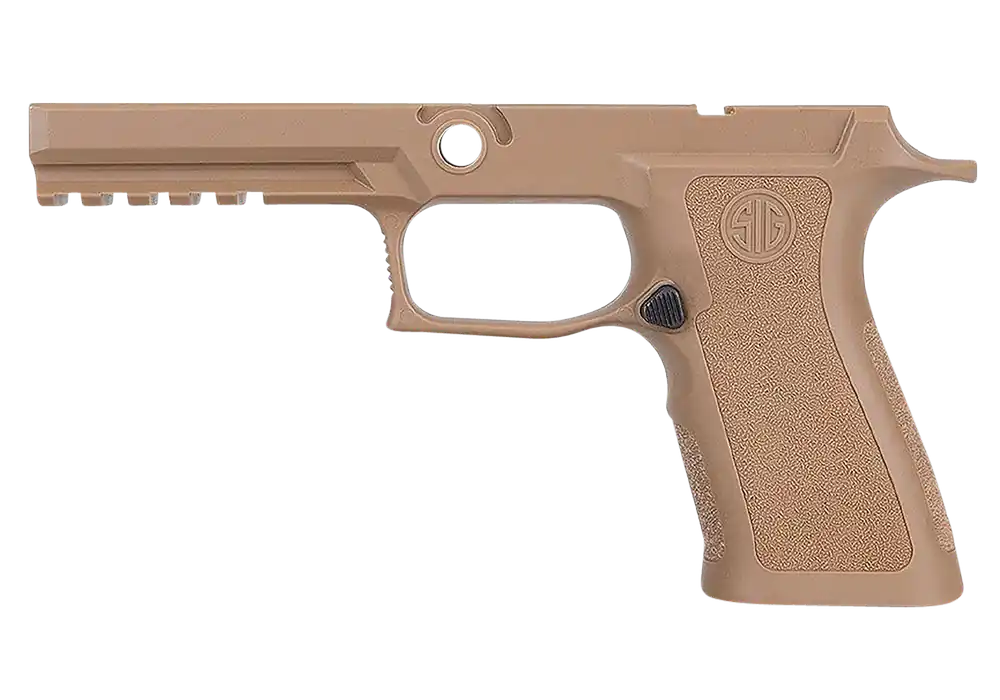 Sig Sauer P320 X-Series Coyote Grip Module - Small Size for 9mm/.40/.357, Full Size Fit