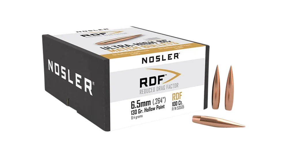 Nosler RDF Match 6.5 Creedmoor 130gr HPBT 100ct