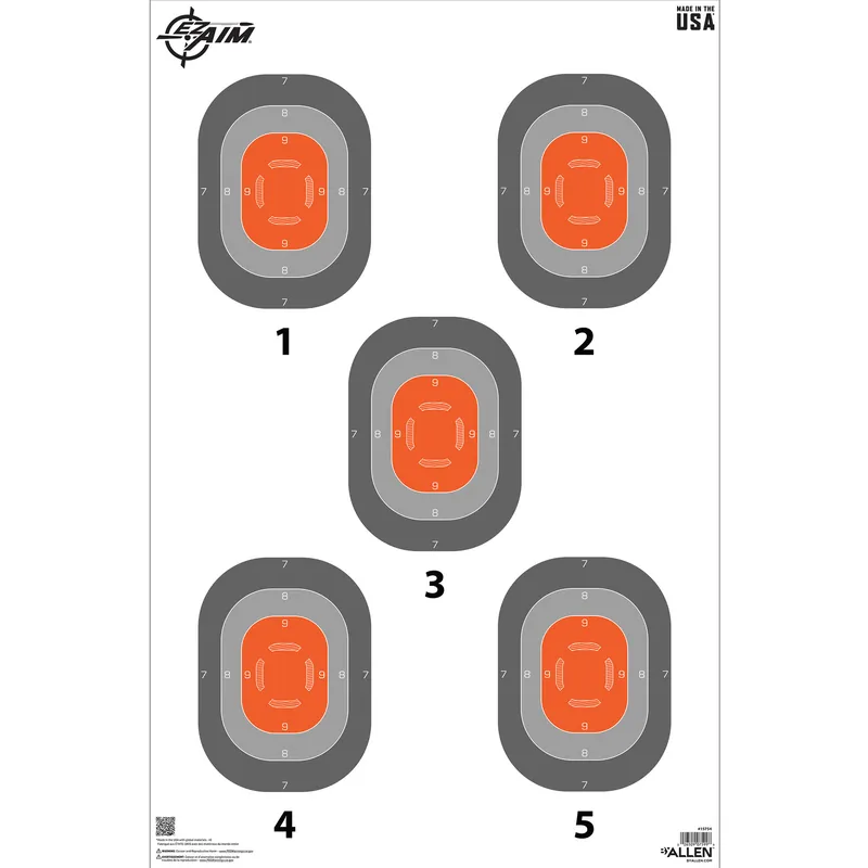 ALLEN EZAIM 5-Spot Target 23"x35" 50-Pack