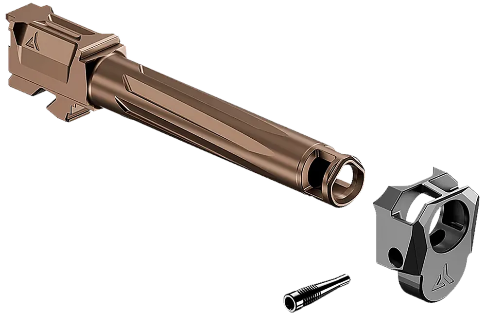 Radian Weapons R0839 Ramjet + Afterburner Combo for Glock 17 Gen 5, Bronze 416R Stainless Steel, 9mm
