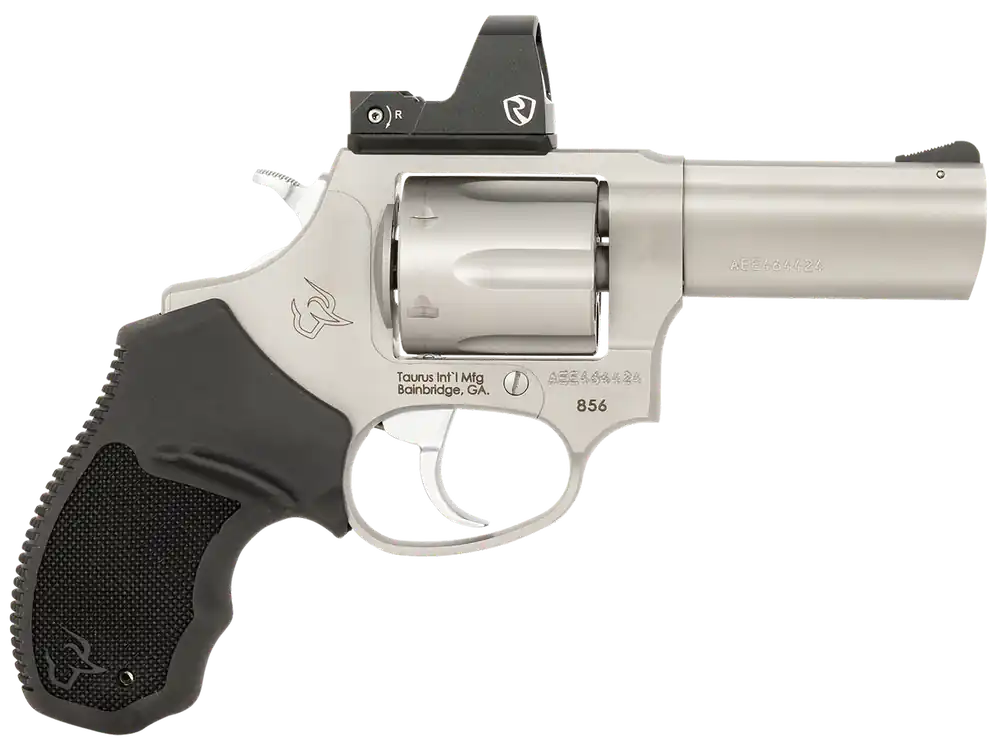 Taurus 2856P39R 856 .38 Special +P Revolver with Riton Red Dot and Matte Stainless Finish