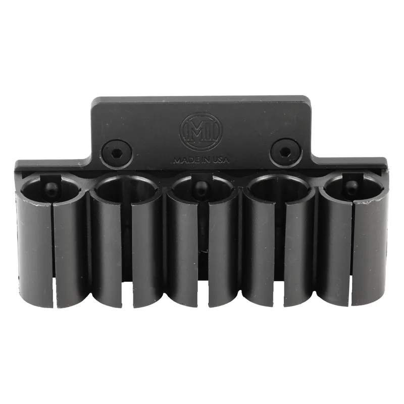 Midwest Shotgun Stock 5-Shell Holder Black