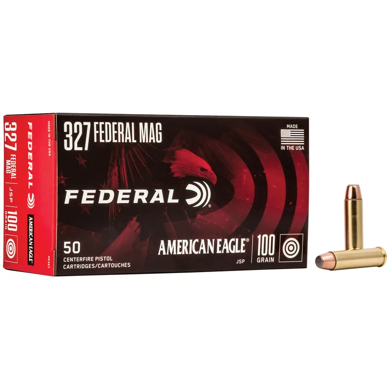 Federal American Eagle .327 Federal 100 Grain Soft Point 50 Rounds/1000 Rounds