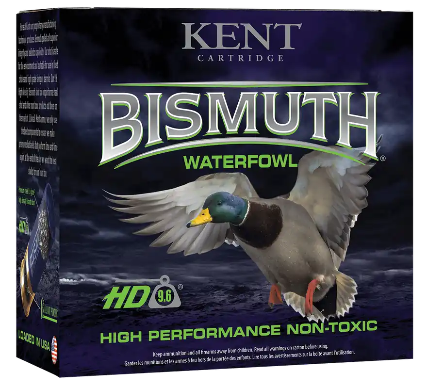 Kent Cartridge Bismuth Waterfowl 20 Gauge 3" 1 oz #4 Shot 25/Box