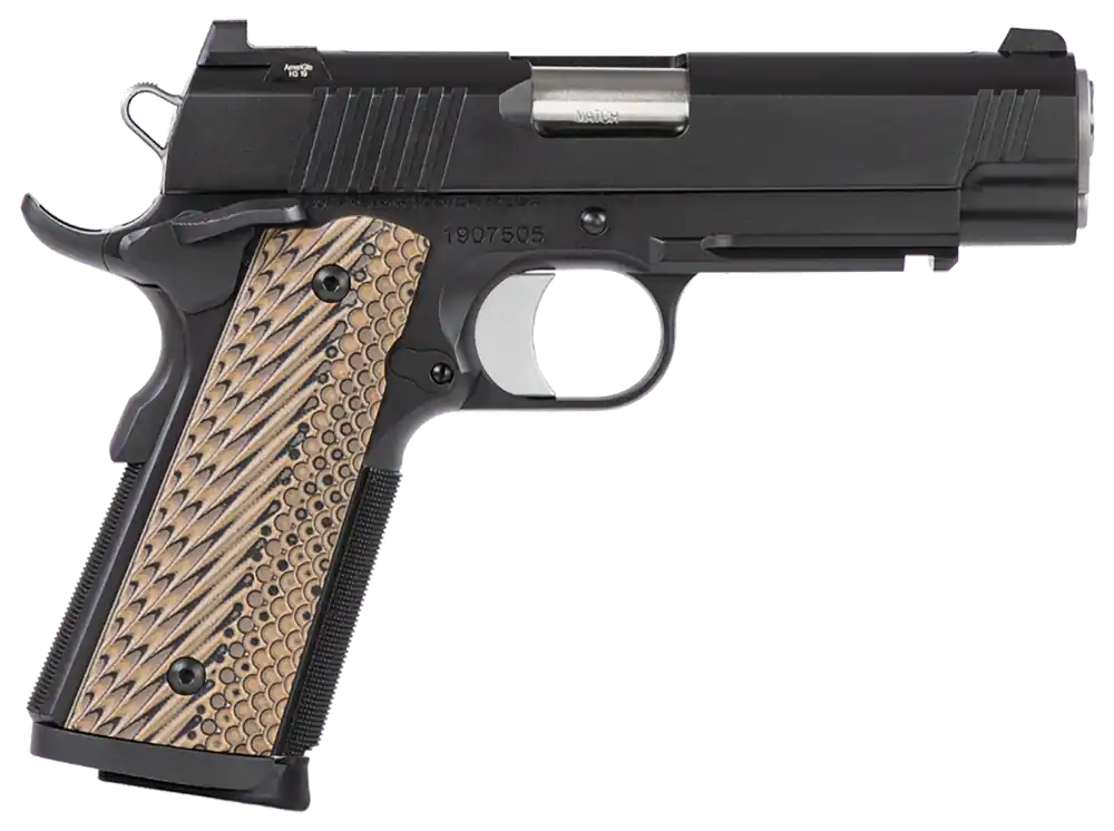 Dan Wesson Specialist Commander 45 ACP 4.25" Stainless Steel Pistol with Picatinny Rail and G10 Grip