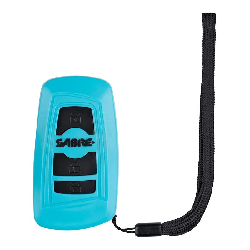 SABRE 3-in-1 Teal Key Fob Stun Gun