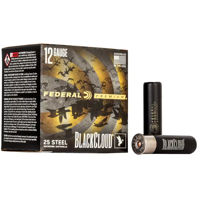 Federal Black Cloud 12 Gauge 3.5" BB Shotgun Shells - 25 Rounds per Box, 250 Rounds per Case