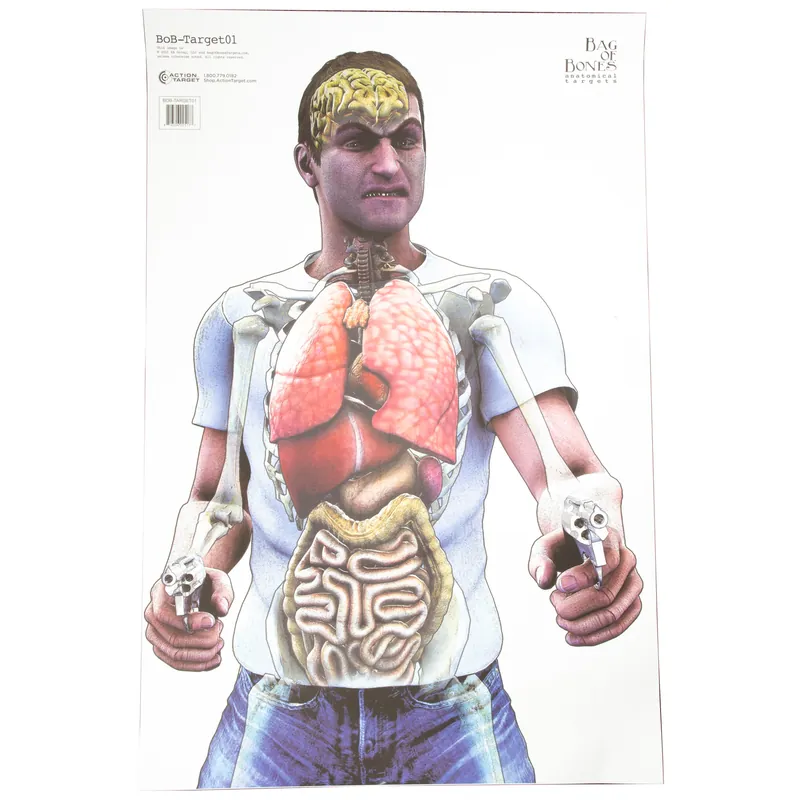 ACTION TARGET BAG OF BONES 100 PACK