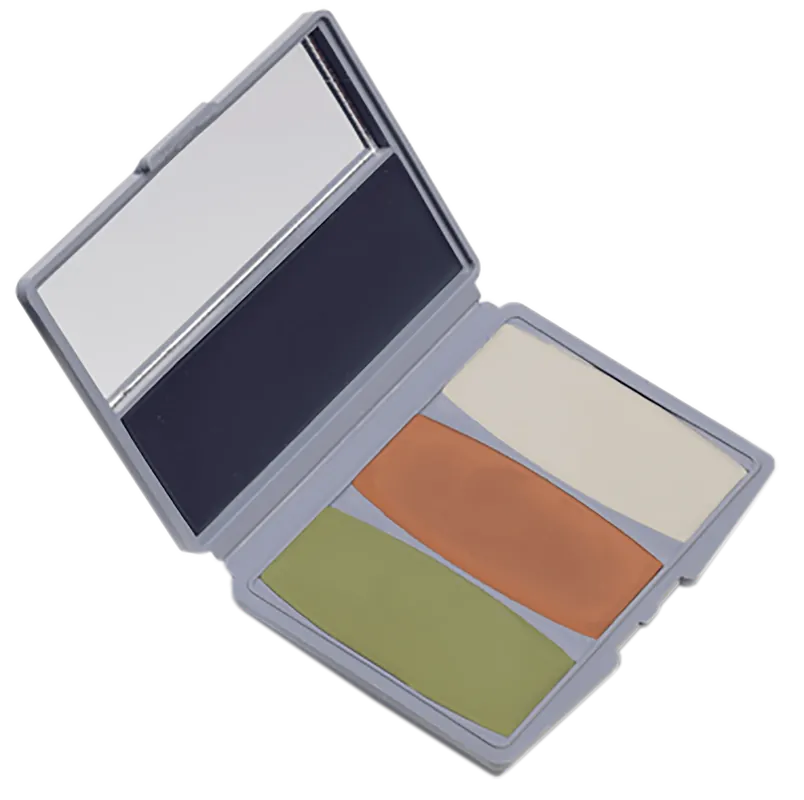 Camo-Compac Woodland Makeup Kit: Mud Brown, Flat Black, Leaf Green, Sand