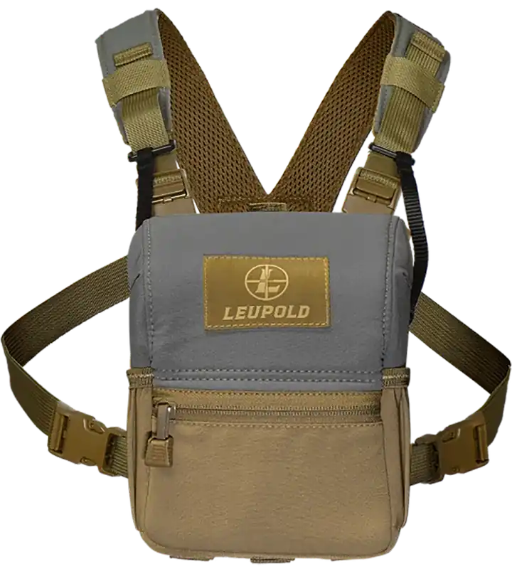 Leupold 185628 Magnetic Binocular Harness in Tan/Gray