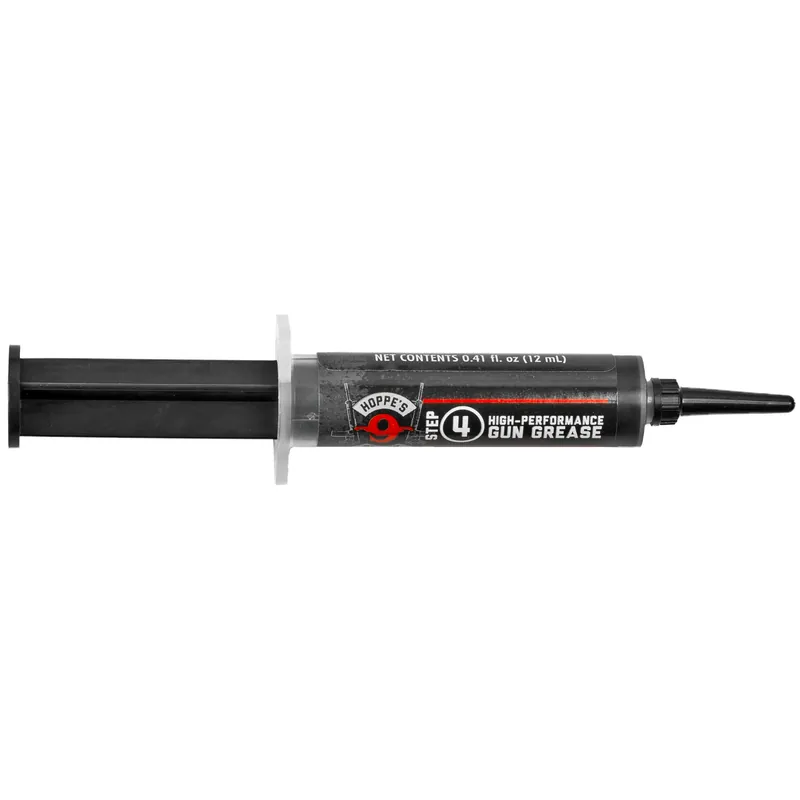 Hoppes Black Grease Syringe 12cc - High-Performance Lubricant