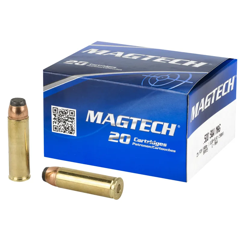 MAGTECH 500SW 400GR Semi-Jacketed Soft Point Ammunition - 20 Rounds