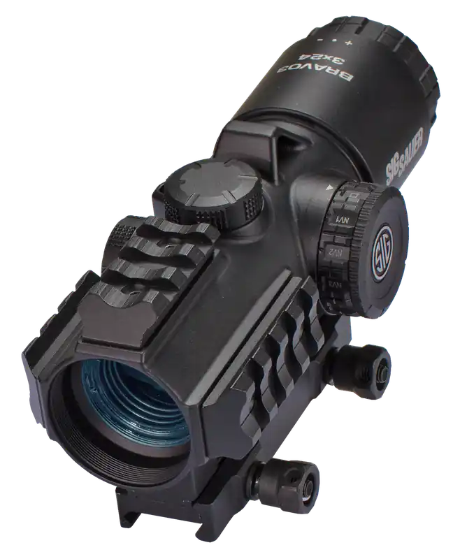 Sig Sauer Bravo3 3x24mm Battle Sight with Red Horseshoe Dot Reticle for 300 Blackout