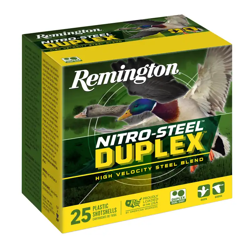 Remington Nitro Steel Duplex 12 Gauge 3" #2/#6 Shotgun Shells