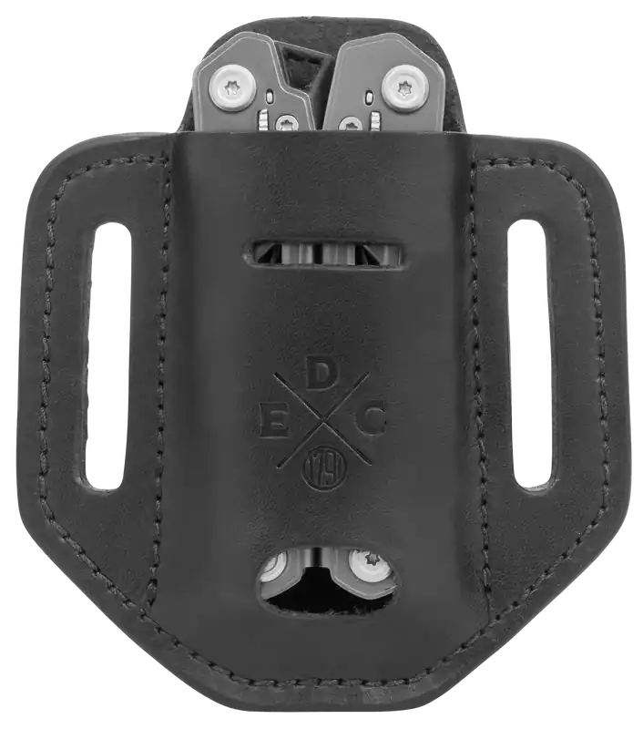 1791 Gunleather EDC Heavy Duty Ambidextrous Black Leather Belt Slide Holster