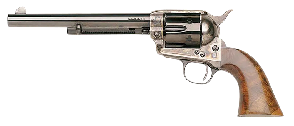 Taylors & Company 1873 Cattleman SAO .45 Colt Revolver with 7.5" Blued Barrel and Walnut Grip