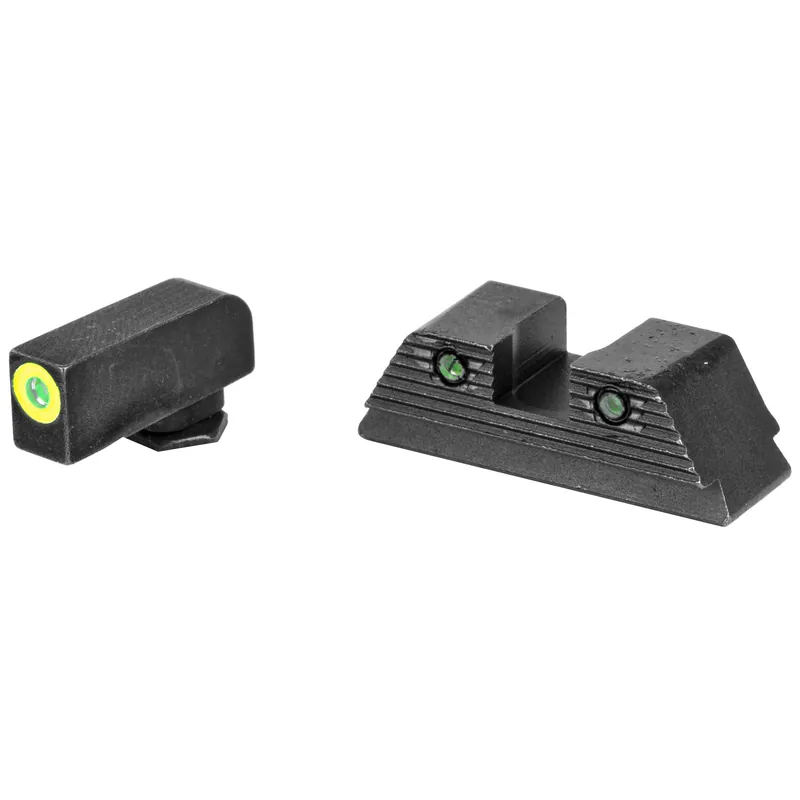 AMERIGLO Trooper Sights for Glock Gen 5 Models 17/19 - Green Rear