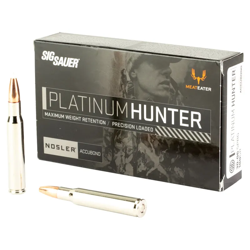 SIG AMMO 30-06 180GR AB - 20 Rounds per Box, 200 Rounds per Case